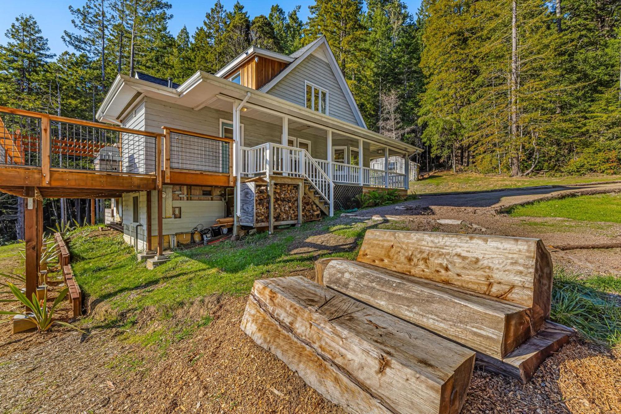 Mendocino Redwood Retreat - Vista Home Albion Exterior foto